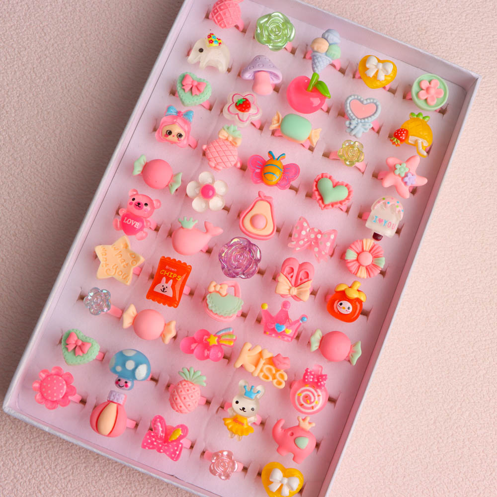 Flower Preservation Resin - 10/20/30/50/100 Adet/grup Moda Karikatür Tatlı Sevimli