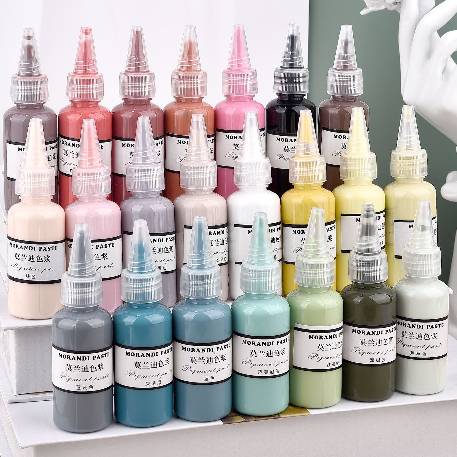 Resin Pigment Set - Morandi Renkler Sıvı Reçine Pigmentler Epoksi
