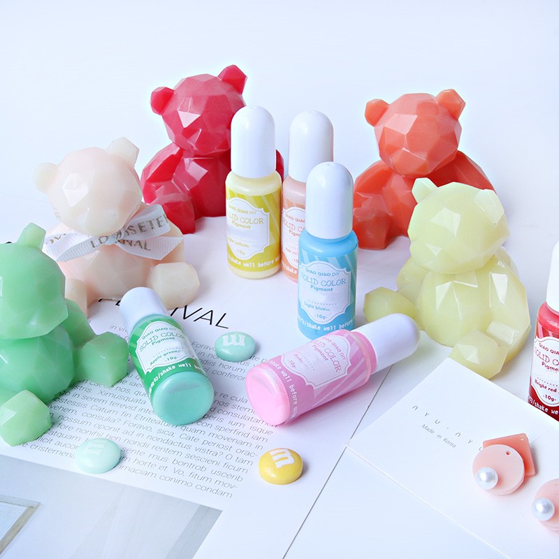 Resin Pigment Set - Epoksi reçine için 18 canlı renkli