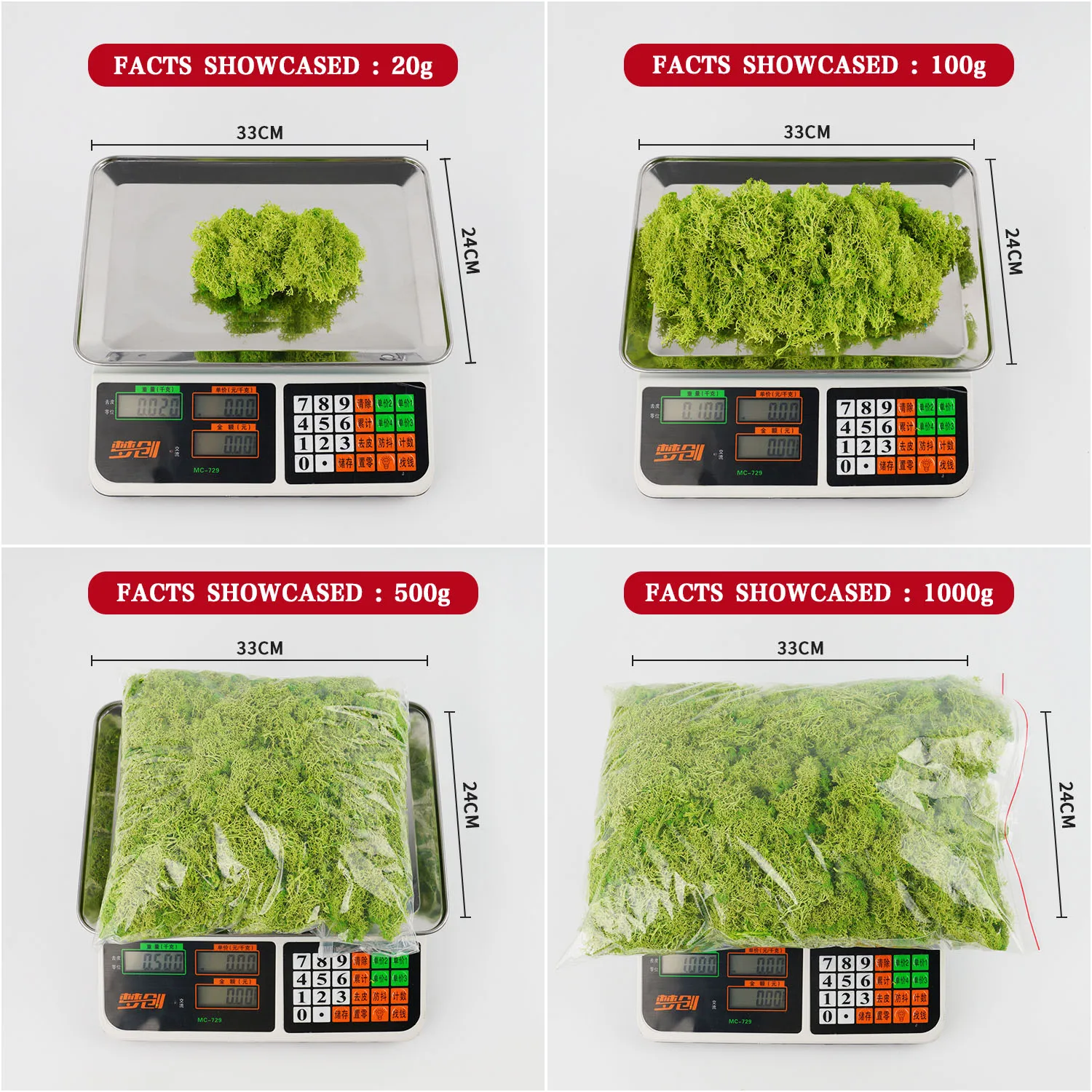 20-200g Yapay Yeşil Bitkiler S - Terrarium Moss Art incelemesi ve fiyatı