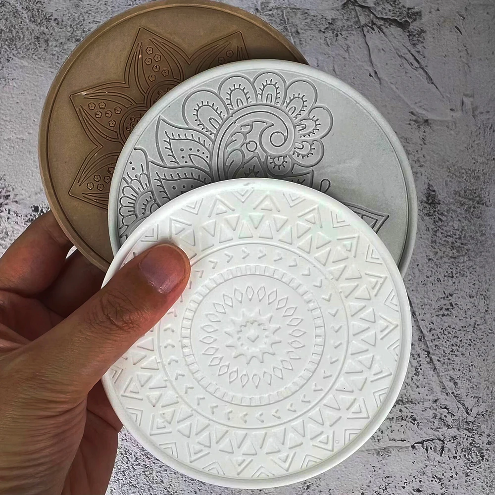 Mandala yuvarlak Coaster reçin - Coaster Mold Round incelemesi ve fiyatı