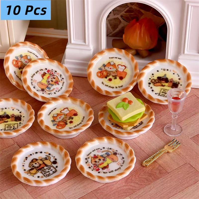 10 adet/takım Dollhouse Minyat - Resin Craft Kit incelemesi ve fiyatı