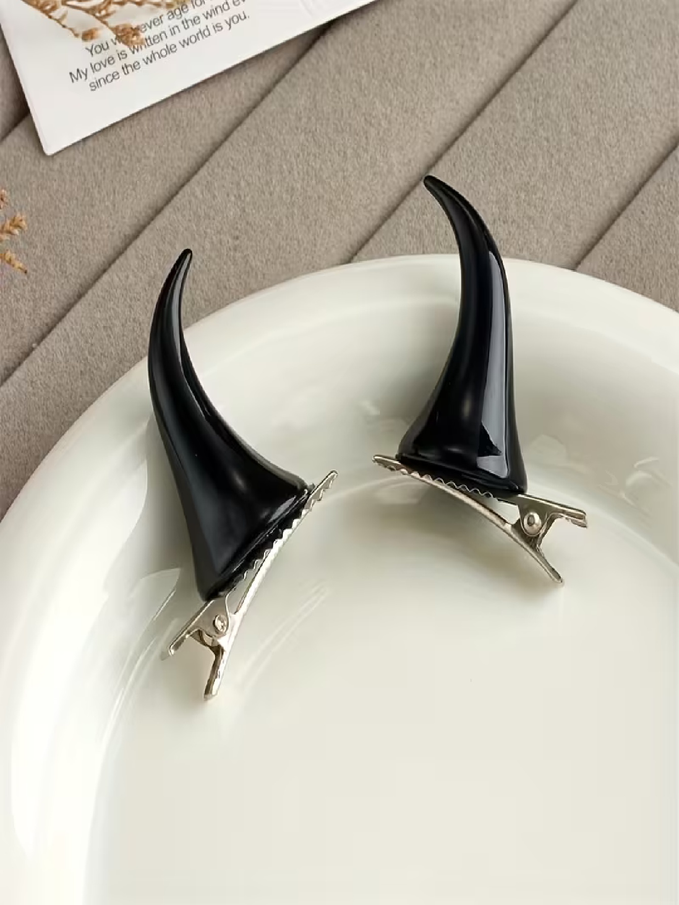 2 parçalı set, kırmızı boynuzl - Resin Craft Ideas incelemesi ve fiyatı
