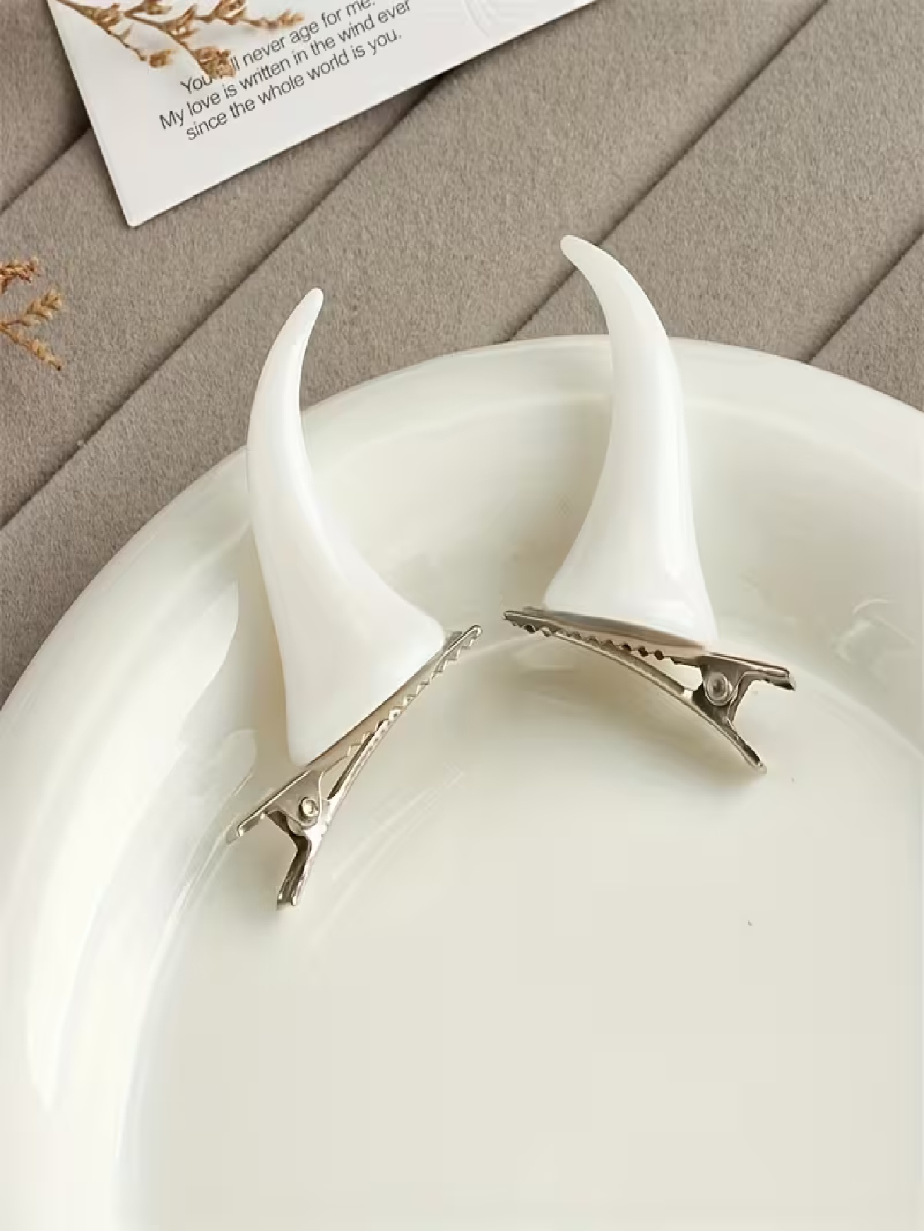 2 parçalı set, kırmızı boynuzl - Resin Craft Ideas incelemesi ve fiyatı
