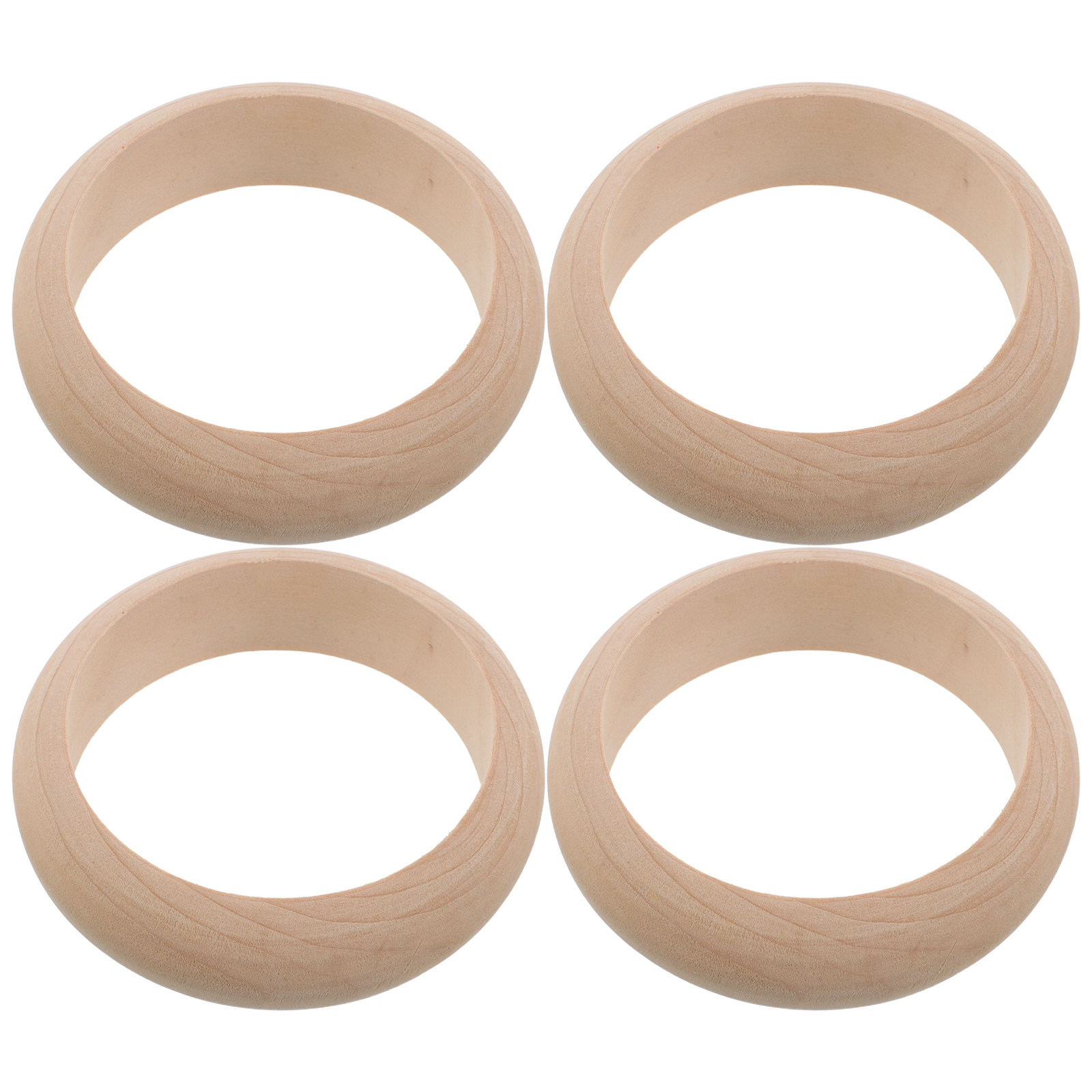 4 Adet Doğal Ahşap Bilezik, İş - Wood Ring Blank incelemesi ve fiyatı
