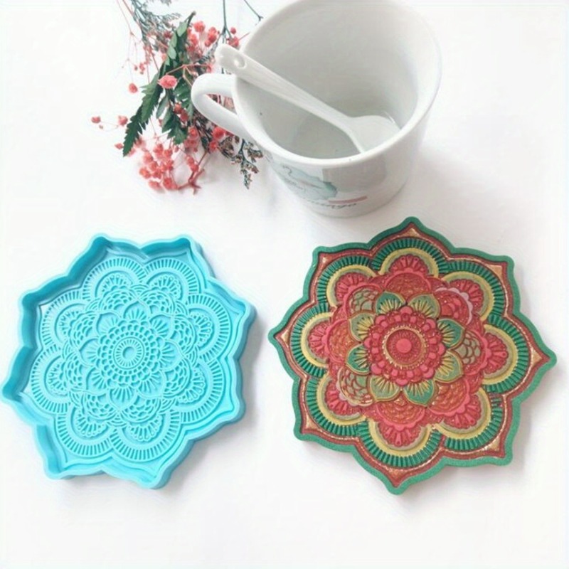 Mandala Coaster silikon kalıp  - Coaster Mold Round incelemesi ve fiyatı