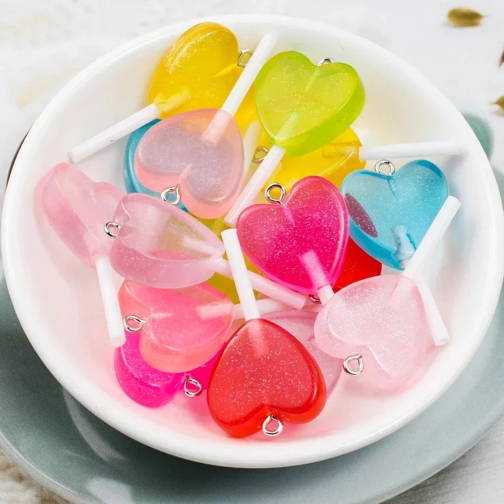 10 Adet Kawaii Işıltılı Kalp Ş - Resin Craft Projects incelemesi ve fiyatı