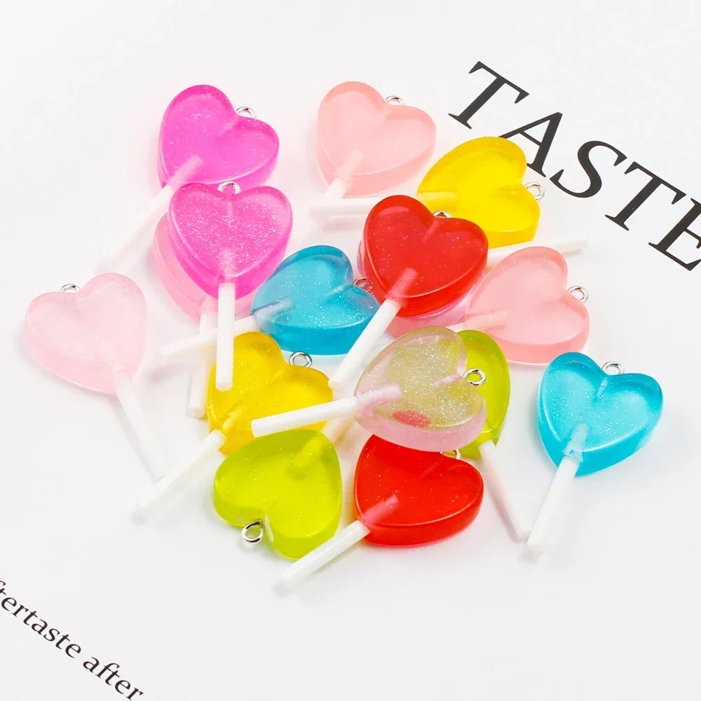 10 Adet Kawaii Işıltılı Kalp Ş - Resin Craft Projects incelemesi ve fiyatı