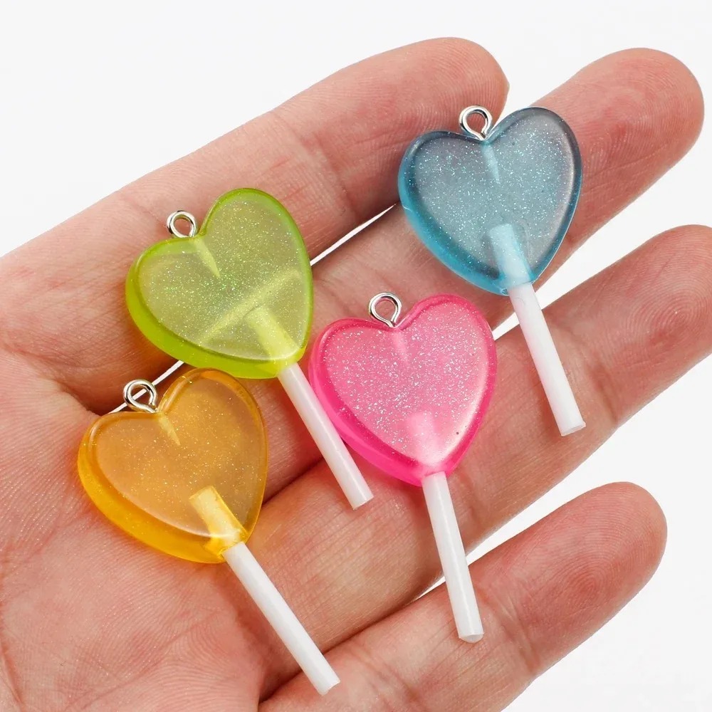 10 Adet Kawaii Işıltılı Kalp Ş - Resin Craft Projects incelemesi ve fiyatı
