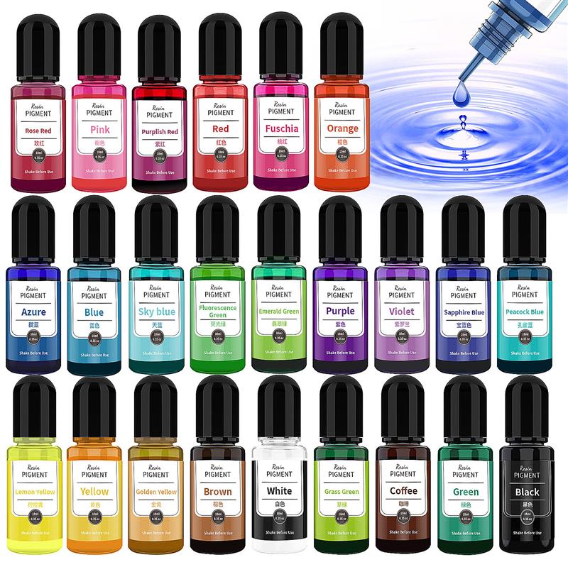 24 renk sanat mürekkep alkol r - Resin Dye Alcohol incelemesi ve fiyatı