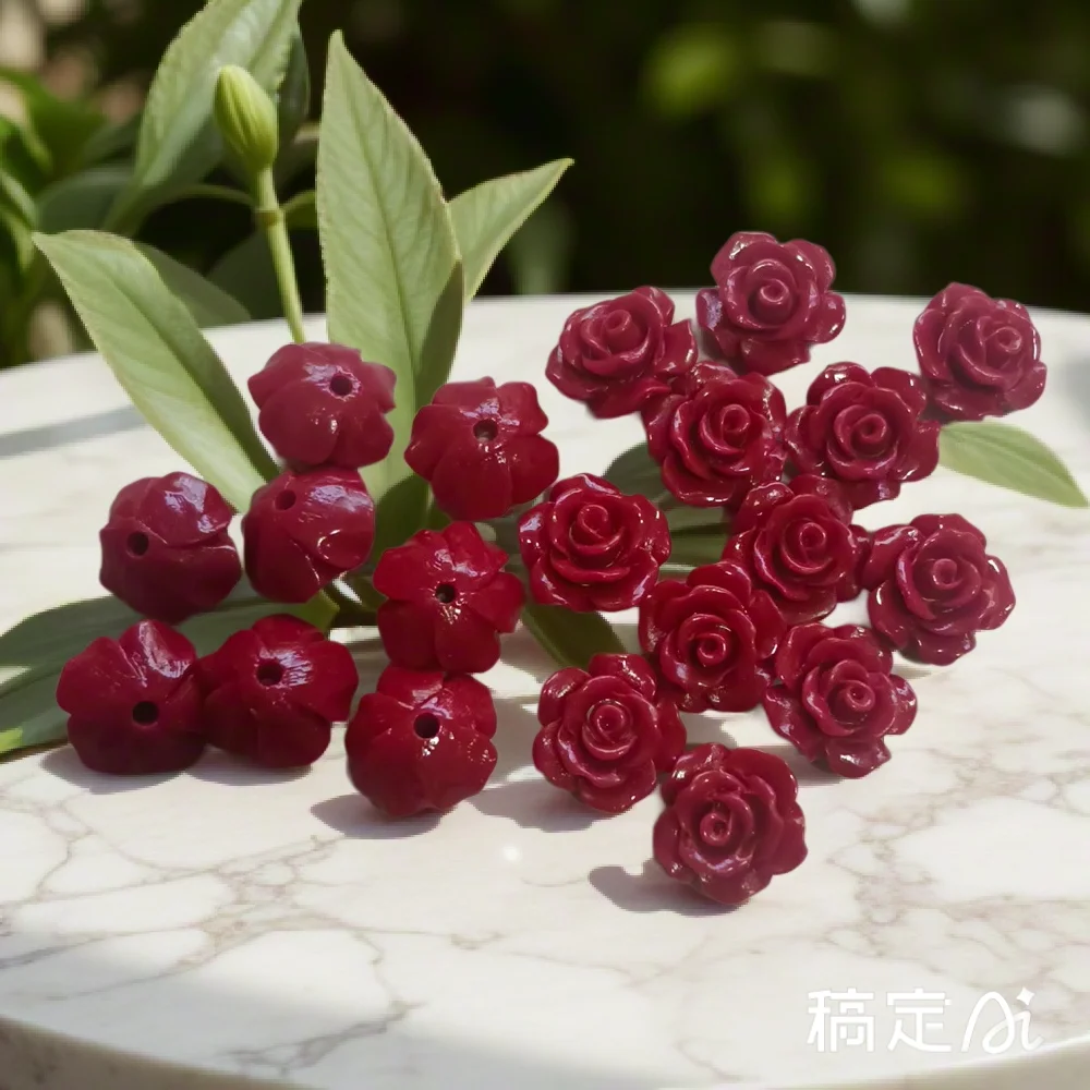 8/10mm Mercan Boncuk Kamya Çiç - Flower Preservation Resin incelemesi ve fiyatı